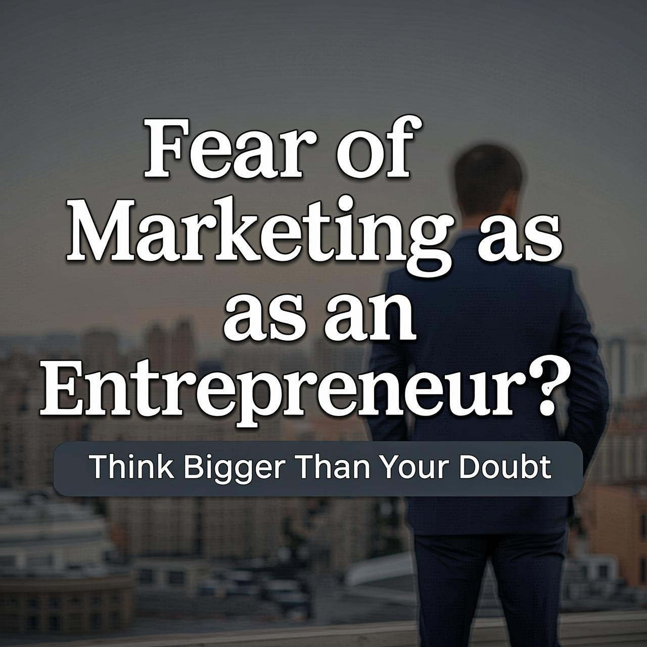 Fear of Marketing as an Entrepreneur? Think Bigger Than Your Doubt